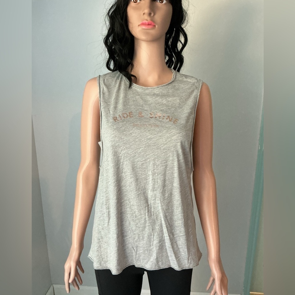 Peloton Light Gray Muscle Tee